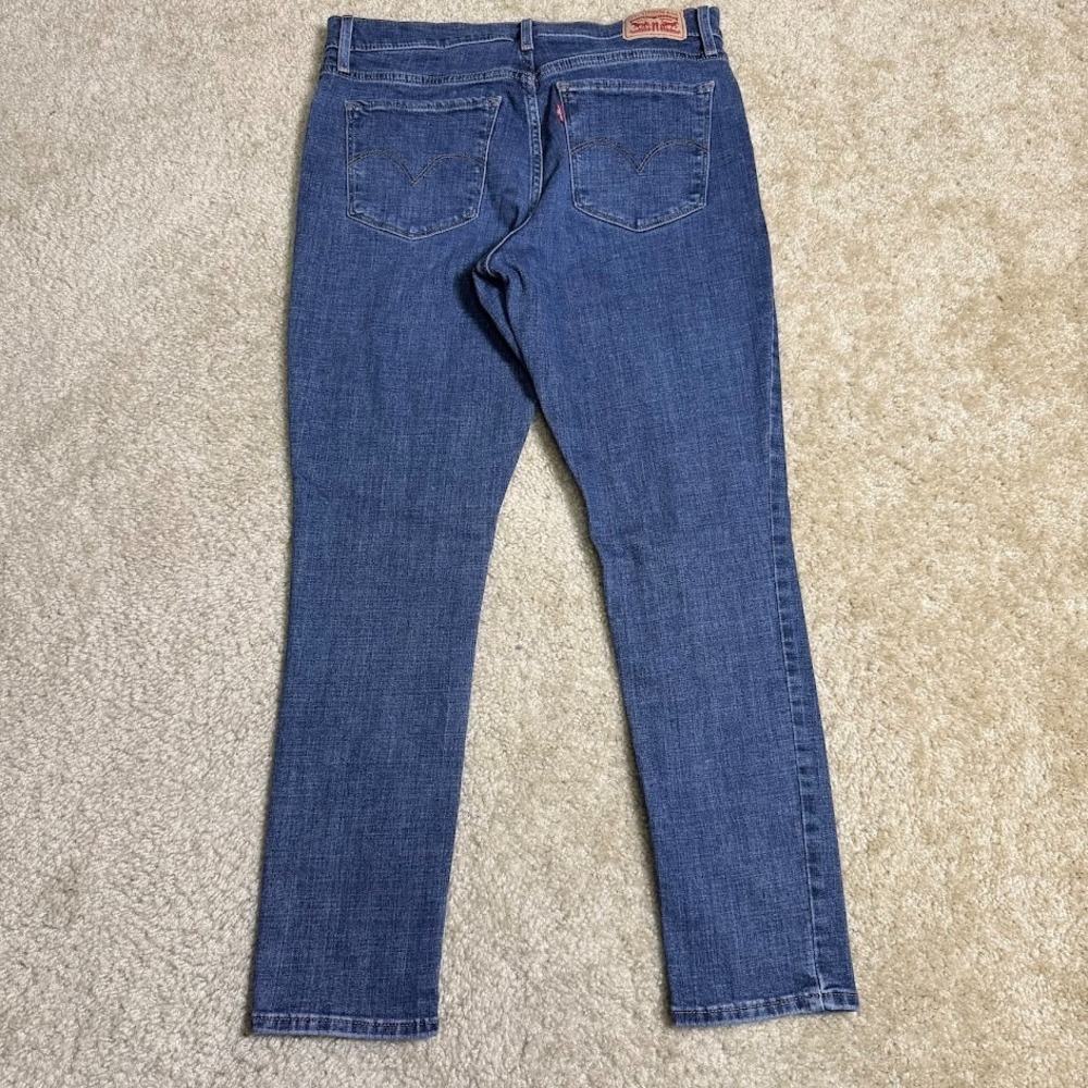 Levi's 311 Jeans Women's Blue Wash Size 30 Shaping Skinny Stretch Red Tab - Picture 2 of 6